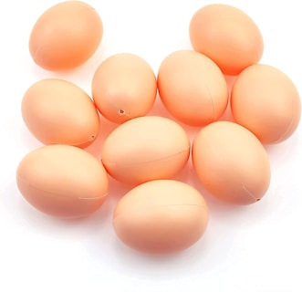 Foto 2 | Foto 2 | Venta Internacional - Juego De 10 Huevos Ficticios De Plástico Con Forma De Nido, Huevos De Gallina Falsos