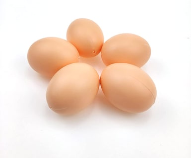 Foto 3 | Foto 3 | Venta Internacional - Juego De 10 Huevos Ficticios De Plástico Con Forma De Nido, Huevos De Gallina Falsos