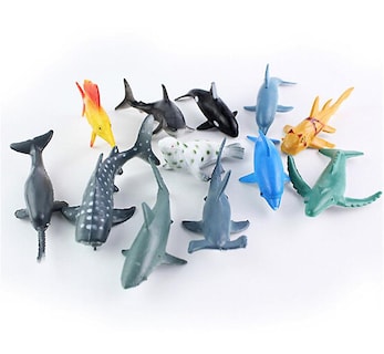 Foto 2 | Foto 2 | Venta Internacional - Juguete Para Peces De Piscina, Modelo Sea Life, 24 Piezas, Animales Marinos Educativos