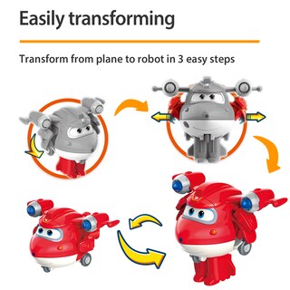Foto 5 | Foto 5 | Figuras De Acción Super Wings Transforming Miniplane Kids - Venta Internacional.