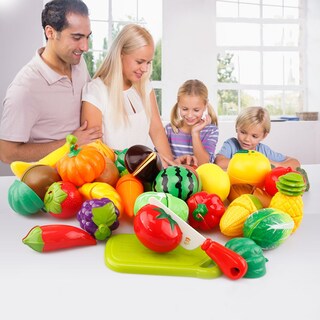 Foto 2 | Foto 2 | Set De Juguetes De Frutas Y Verduras Para Niños - 29 Piezas - Venta Internacional.
