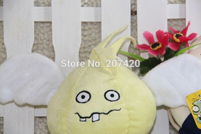 Foto 2 | Foto 2 | Muñeca De Peluche Plant Vs Zombies Con Forma De Ángel Y Ajo, 19 Cm - Venta Internacional.
