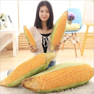 Foto 1 | Foto 1 | Cojín De Almohada Anime Corn Cob Fruit Vegetable 75 Cm - Venta Internacional.