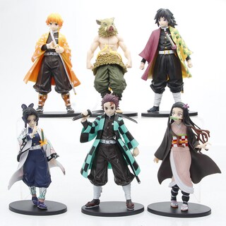 Foto 1 | Foto 1 | Kit De Figuras De Acción Kimetsu No Yaiba, 15 Cm, 6 Unidades - Venta Internacional.