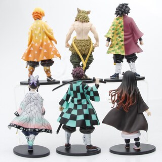 Foto 2 | Foto 2 | Kit De Figuras De Acción Kimetsu No Yaiba, 15 Cm, 6 Unidades - Venta Internacional.