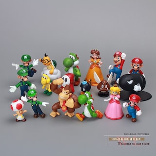 Foto 5 | Foto 5 | Set De Minifiguras De Pvc De La Familia Super Mario Bros Toy Set - Venta Internacional.