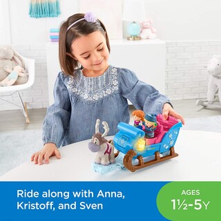 Foto 2 | Foto 2 | Fisher-price Disney Frozen Kristoff's Strigh Por People, Figure And Vehicle Set - Venta Internacional.