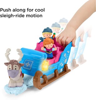 Foto 3 | Foto 3 | Fisher-price Disney Frozen Kristoff's Strigh Por People, Figure And Vehicle Set - Venta Internacional.