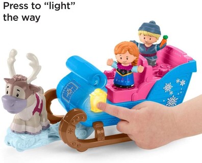 Foto 4 | Foto 4 | Fisher-price Disney Frozen Kristoff's Strigh Por People, Figure And Vehicle Set - Venta Internacional.