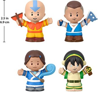 Foto 3 | Foto 3 | Set De Regalo De Avatar De Coleccionista Little People, 4 Figuras, De 1 A 12 Años - Venta Internacional.