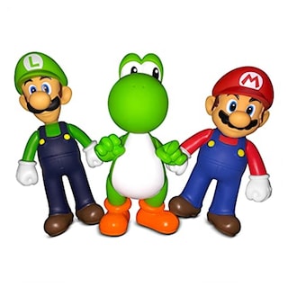 Foto 3 | Foto 3 | Pack De Muñecos De Acción Super Mario Bros Mario Yoshi Luigi - Venta Internacional.