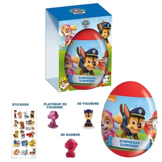 Foto 1 | Foto 1 | Huevo De Plástico Brickell Paw Patrol Big Surprise Con 3 Juguetes - Venta Internacional.
