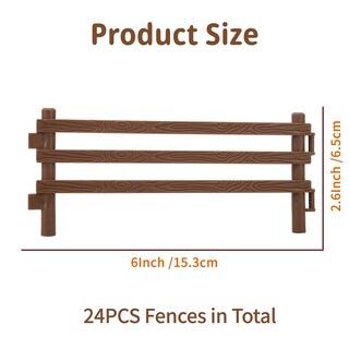 Foto 2 | Foto 2 | Playset Toymany Corral Fencing, 24 Unidades, Para Animales De Granja Y Niños - Venta Internacional.