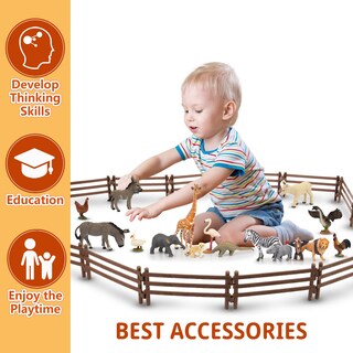 Foto 6 | Foto 6 | Playset Toymany Corral Fencing, 24 Unidades, Para Animales De Granja Y Niños - Venta Internacional.