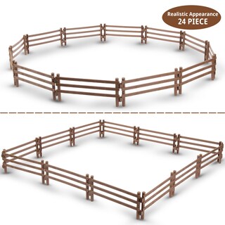 Foto 7 | Foto 7 | Playset Toymany Corral Fencing, 24 Unidades, Para Animales De Granja Y Niños - Venta Internacional.
