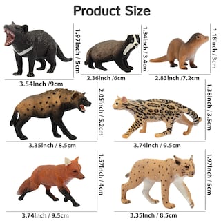 Foto 5 | Foto 5 | Juego De Figuras De Animales Toymany Forest Animal, 10 Piezas Para Niños - Venta Internacional.
