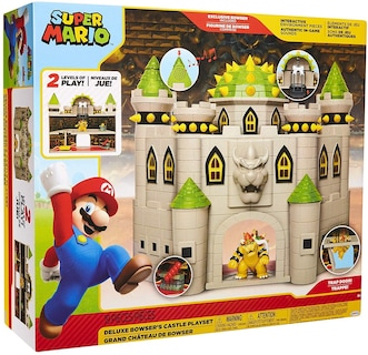 Foto 2 | Foto 2 | Playset: Set De Juego Super Mario Bowser's Castle Con Figura Exclusiva De Bowser - Venta Internacional.