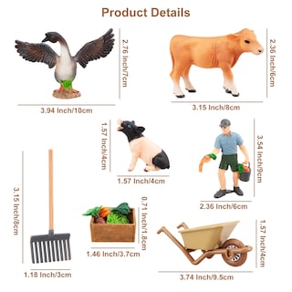 Foto 4 | Foto 4 | Figuras De Animales De Granja Toymany, 54 Unidades, Con Barn House Kids - Venta Internacional.
