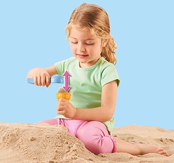 Foto 7 | Foto 7 | Heladería Playmobil De Juguete Con Forma De Cubo De Arena Con Accesorios - Venta Internacional.