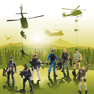 Foto 6 | Foto 6 | Figuras De Acción Skylety Special Forces Army Men X18 X 10 Cm - Venta Internacional.