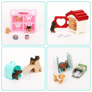 Foto 4 | Foto 4 | Juego De Figuras De Perro Tqqfun Pet Pretend Play Toys Para Niños - Venta Internacional.
