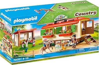 Foto 1 | Foto 1 | Refugio Para Ponis Toy Playmobil Con Casa Móvil Para Niños De Más De 4 Años - Venta Internacional.