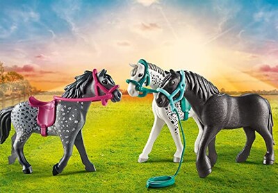 Foto 2 | Foto 2 | Trío De Caballos Playmobil - Venta Internacional.
