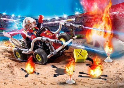 Foto 2 | Foto 2 | Toy Playmobil Stunt Show Fire Quad Con Figura Para Niños De 4 A 10 Años - Venta Internacional.
