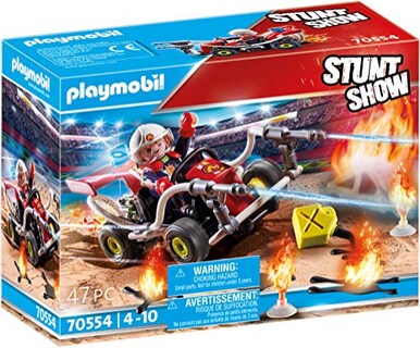 Foto 5 | Foto 5 | Toy Playmobil Stunt Show Fire Quad Con Figura Para Niños De 4 A 10 Años - Venta Internacional.