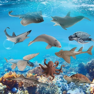 Foto 4 | Foto 4 | Set De Figuras De Animales Marinos De Bath Set Toys Fantarea Ocean Sea (12 Unidades) - Venta Internacional.