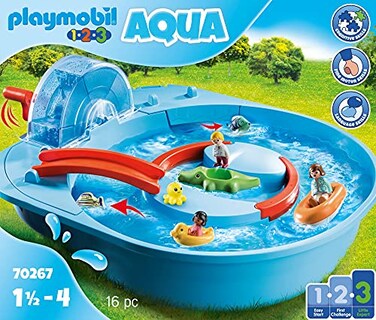 Foto 3 | Foto 3 | Parque Acuático Playmobil 1.2.3 Aqua Splish Splash - Venta Internacional.