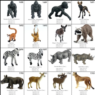 Foto 4 | Foto 4 | Figuras Gigantes de Animales de La Jungla Africana Juguetes Funshowcase - Venta Internacional
