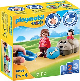 Foto 6 | Foto 6 | Playmobil 1.2.3 Hondentrein - 70406 Multicolor - Venta Internacional