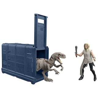 Foto 2 | Foto 2 | Set de Dinosaurios Jurassic World Cage And Fury Hfg63 con Figuras - Venta Internacional