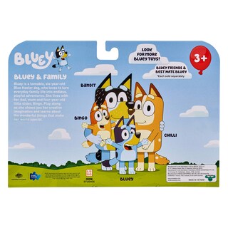 Foto 3 | Foto 3 | Set de Figuras Bluey and Family 4 - Venta Internacional