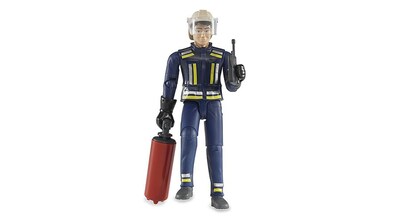 Foto 1 | Foto 1 | Figura de Acción Bombero Bruder Bworld con Accesorios de 10,5 cm de Altura