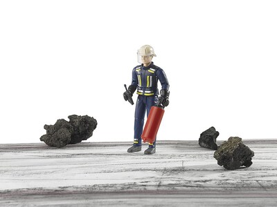 Foto 3 | Foto 3 | Figura de Acción Bombero Bruder Bworld con Accesorios de 10,5 cm de Altura