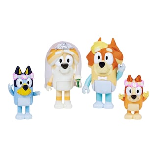 Foto 1 | Foto 1 | Figura Bluey Wedding Time con Uncle Rad y Frisky 4 Piezas - Venta Internacional