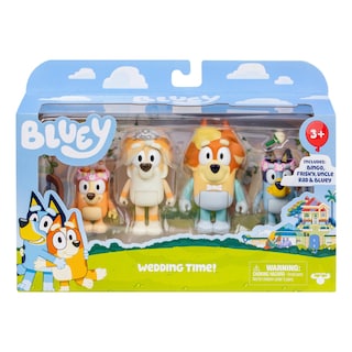 Foto 3 | Foto 3 | Figura Bluey Wedding Time con Uncle Rad y Frisky 4 Piezas - Venta Internacional