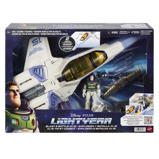 Foto 6 | Foto 6 | Vehículo de Juguete Mattel Disney Pixar Lightyear Xl-15 con Buzz De 5 Pulgadas - Venta Internacional