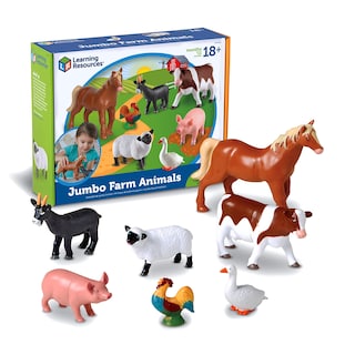 Foto 1 | Foto 1 | Set De Juguetes Learning Resources Jumbo Farm Animals - Venta Internacional
