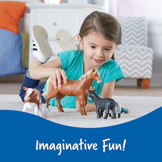 Foto 4 | Foto 4 | Set De Juguetes Learning Resources Jumbo Farm Animals - Venta Internacional
