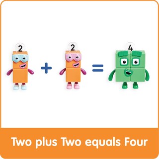 Foto 4 | Foto 4 | Set de Figuras de Acción Hand2mind Numberblock Four con Terrible Twos - Venta Internacional