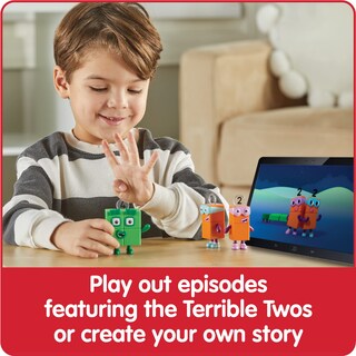 Foto 5 | Foto 5 | Set de Figuras de Acción Hand2mind Numberblock Four con Terrible Twos - Venta Internacional