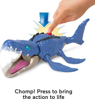 Foto 2 | Foto 2 | Juego de Figuras Mosasaurus Imaginext Jurassic World con Kenji para Niños - Venta Internacional