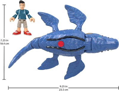 Foto 3 | Foto 3 | Juego de Figuras Mosasaurus Imaginext Jurassic World con Kenji para Niños - Venta Internacional