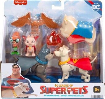 Foto 6 | Foto 6 | Set de Figuras de Juguete Fisher-Price DC League of SuperPets - Venta Internacional