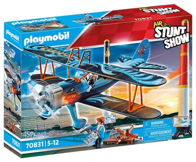 Foto 1 | Foto 1 | Toy Playmobil Air Stunt Show Phoenix Biplane Con Efectos De Sonido - Venta Internacional.