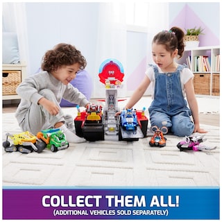 Foto 6 | Foto 6 | Portaaviones Toy Paw Patrol Hq Con Figura Y Vehículo Chase - Venta Internacional.