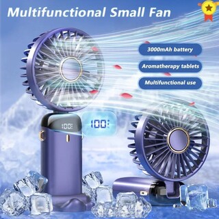 Foto 3 | Foto 3 | Ventilador de Batería Plegable Portátil Abay Electric Fan - Venta Internacional